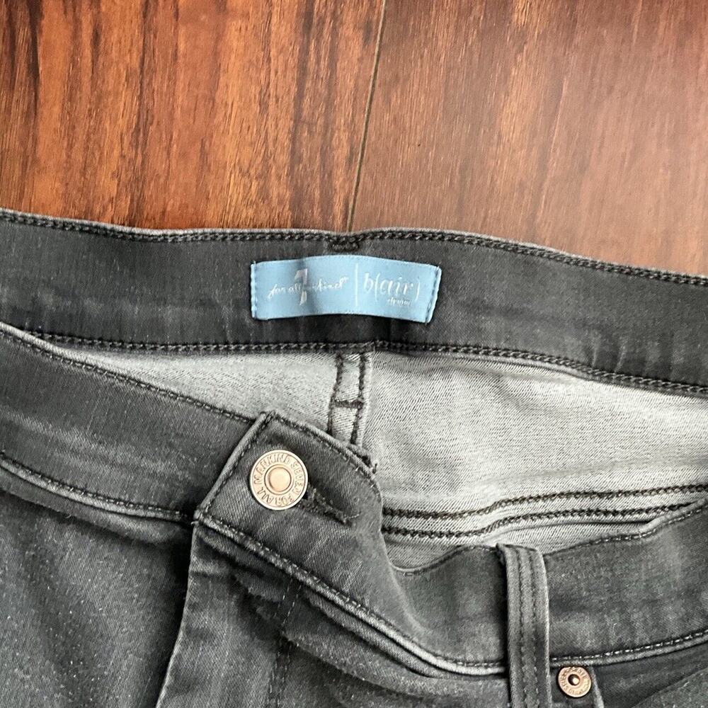 7 For All Mankind Jeans Size 33 B(Air) High Waist Ankle Skinny Gray Denim - Picture 7 of 9